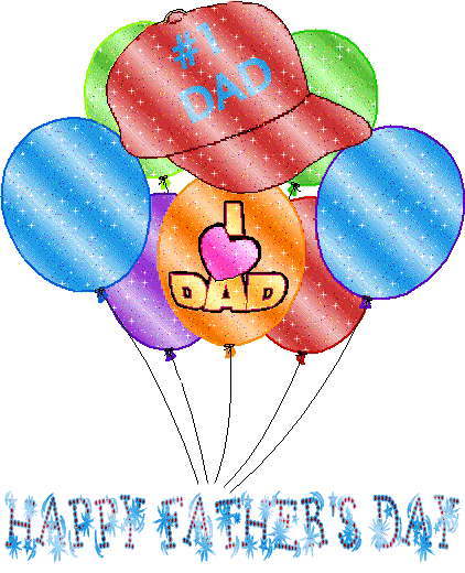 Balony z czapką Szczęśliwego Dnia Ojca